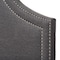 Baxton Studio Avignon Modern Dark Grey Upholstered Full Size Headboard 124-6866 - alternate 2